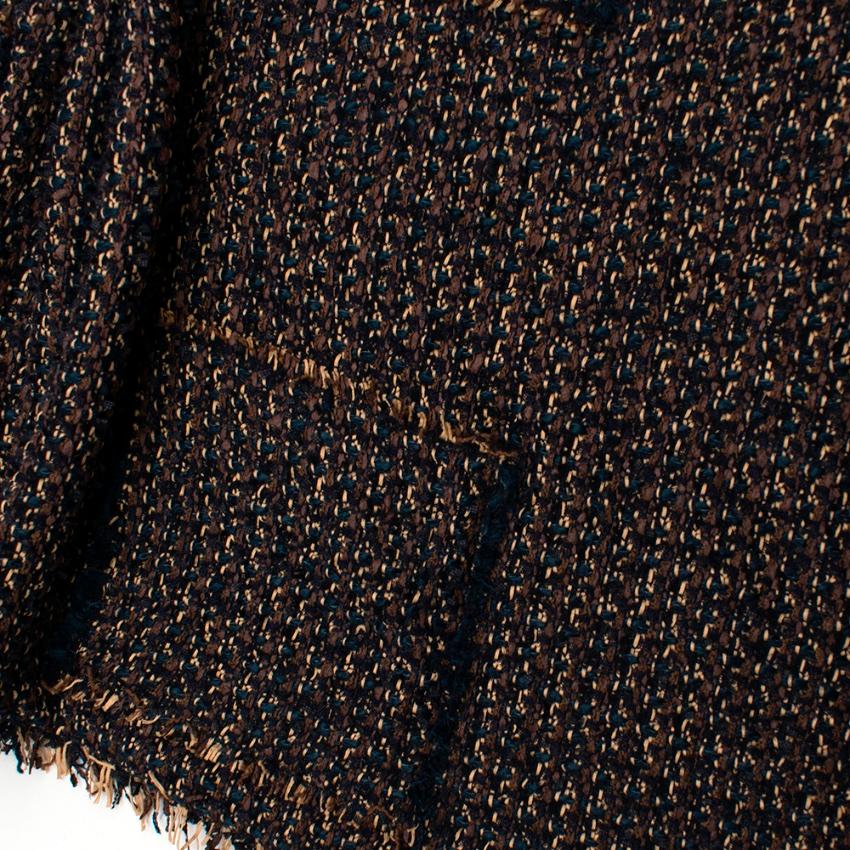 Lanvin Tweed Sleeveless Shift Dress - Estimated Size S  1