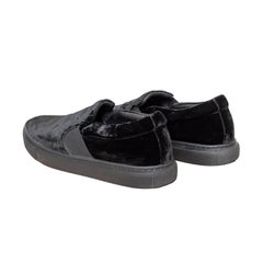 Lanvin Velvet Slip-on Sneakers - '10s