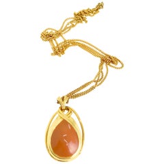 Lanvin Vintage 1970s Pendant Necklace