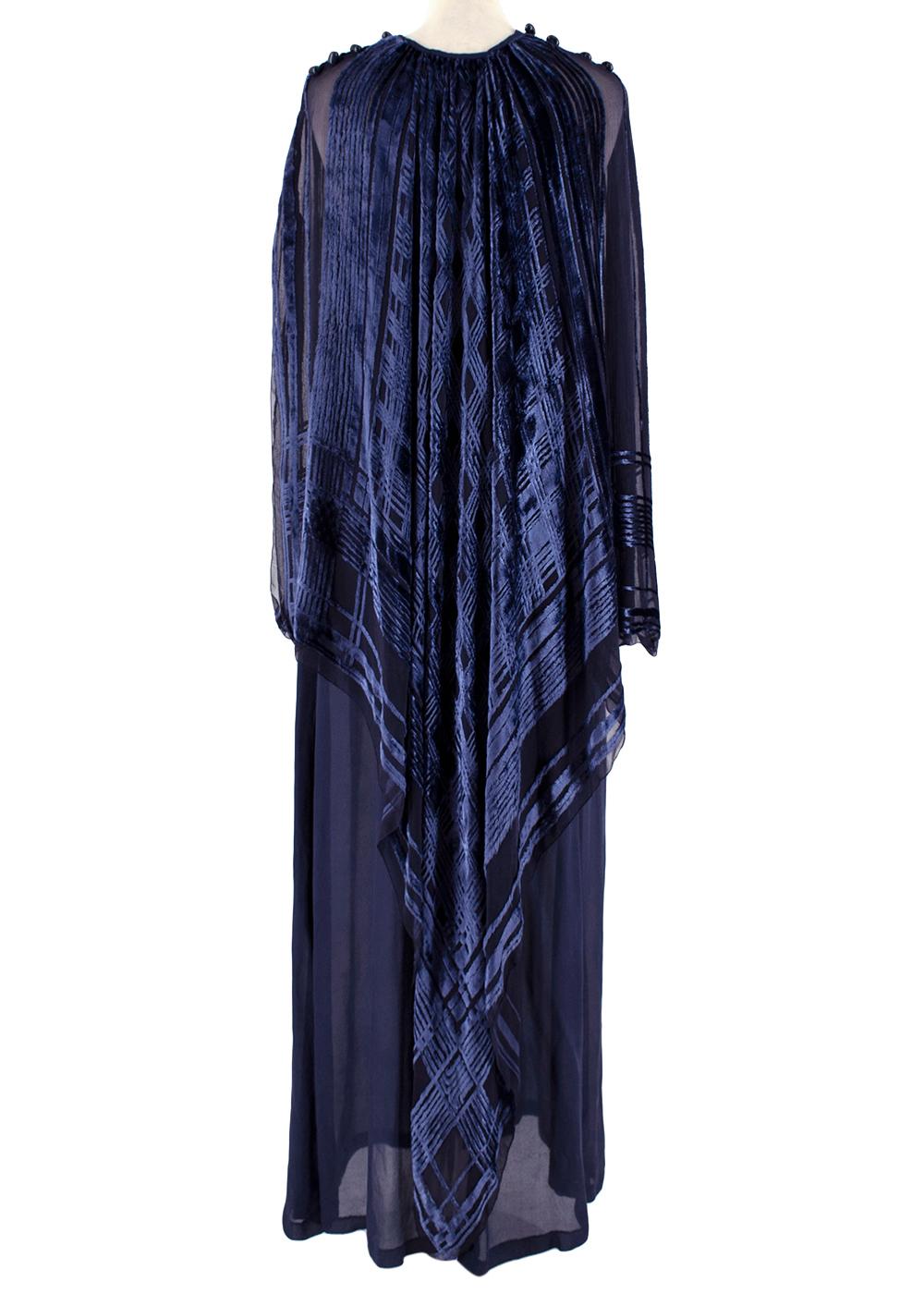 a vintage silk and net lanvin gown