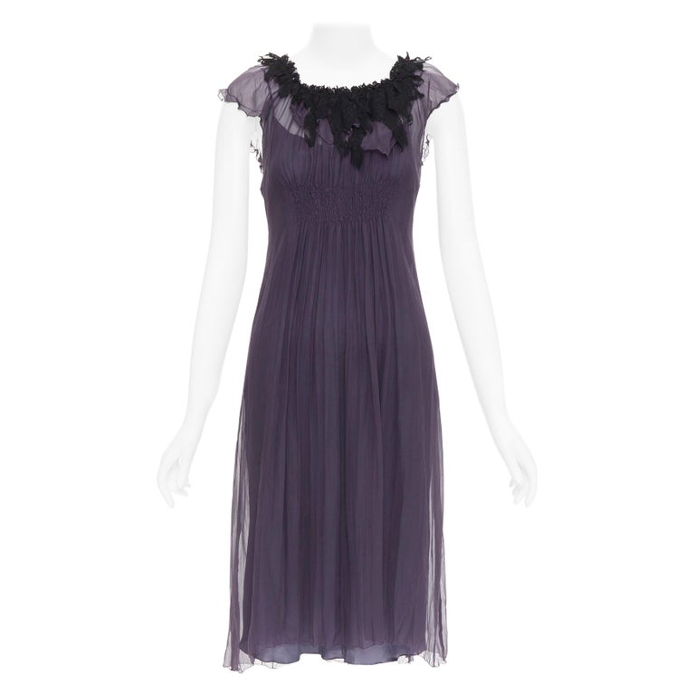 purple black lace dress Gothic Black and Purple Lace Wedding Dress with Keyhole Back