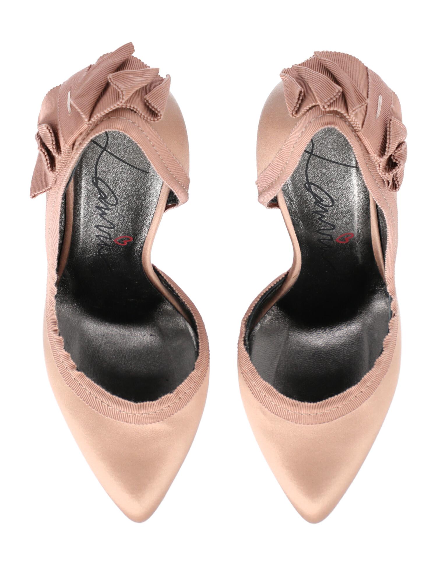 Women's Lanvin Woman Pumps Pink Silk IT 35 For Sale