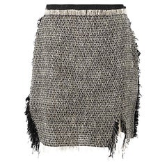 Lanvin Women's Grey Summer 2016 Tweed Mini Skirt