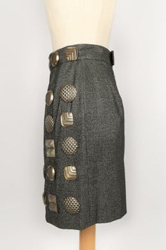 Lanvin Wool Skirt Fall, 1989