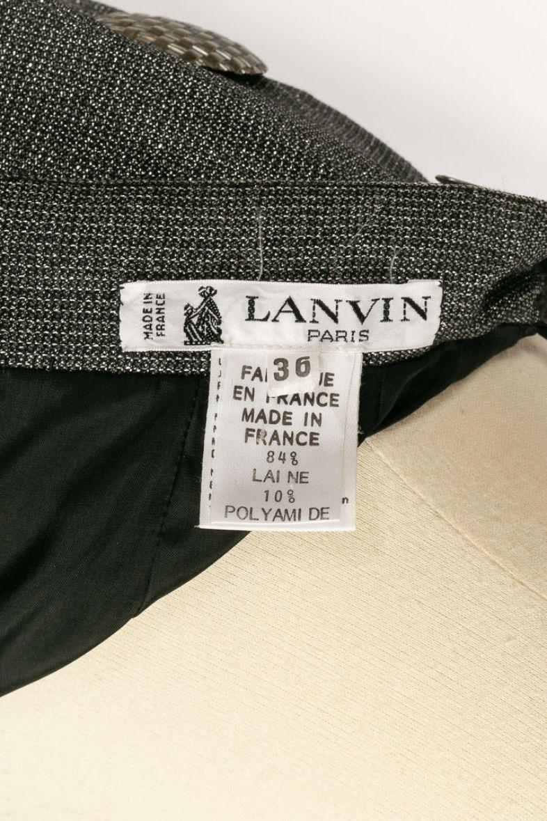 Lanvin Wool Skirt Fall, 1989 For Sale 2