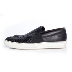 Lanvin, Woven leather slip on sneaker