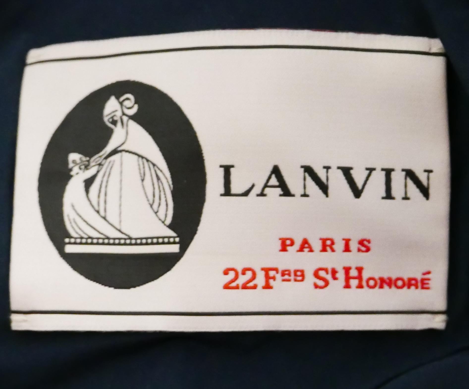 Lanvin x Alber Elbaz Resort 2010 Blue Taffeta Corsage Full Skirt Trench Coat For Sale 1