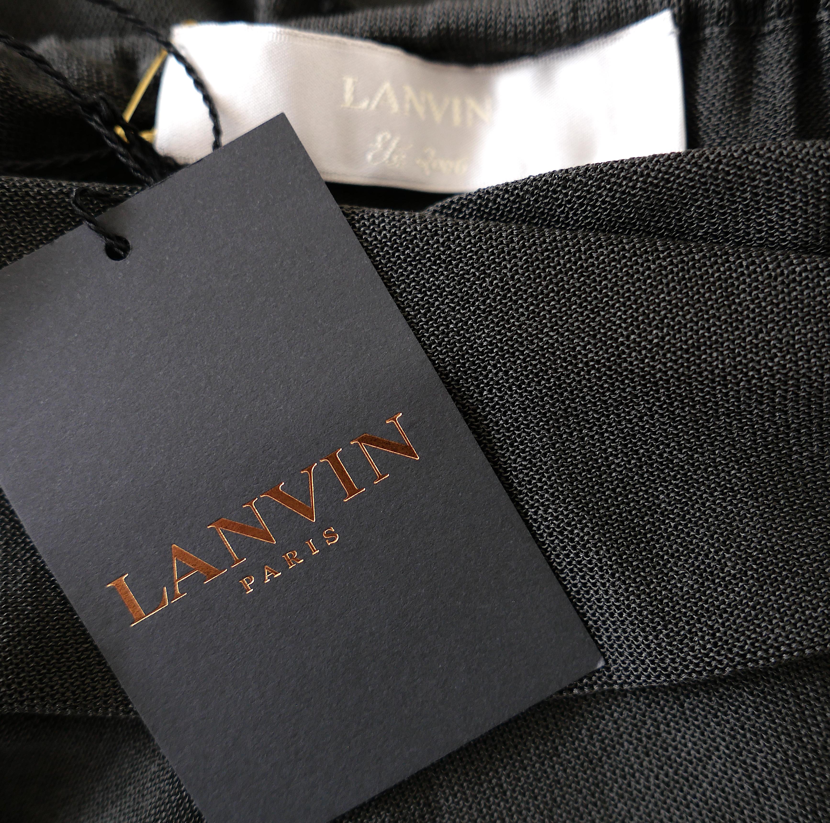 Lanvin x Alber Elbaz Toggle Strap Vest Top Frühjahr 2006 im Angebot 1