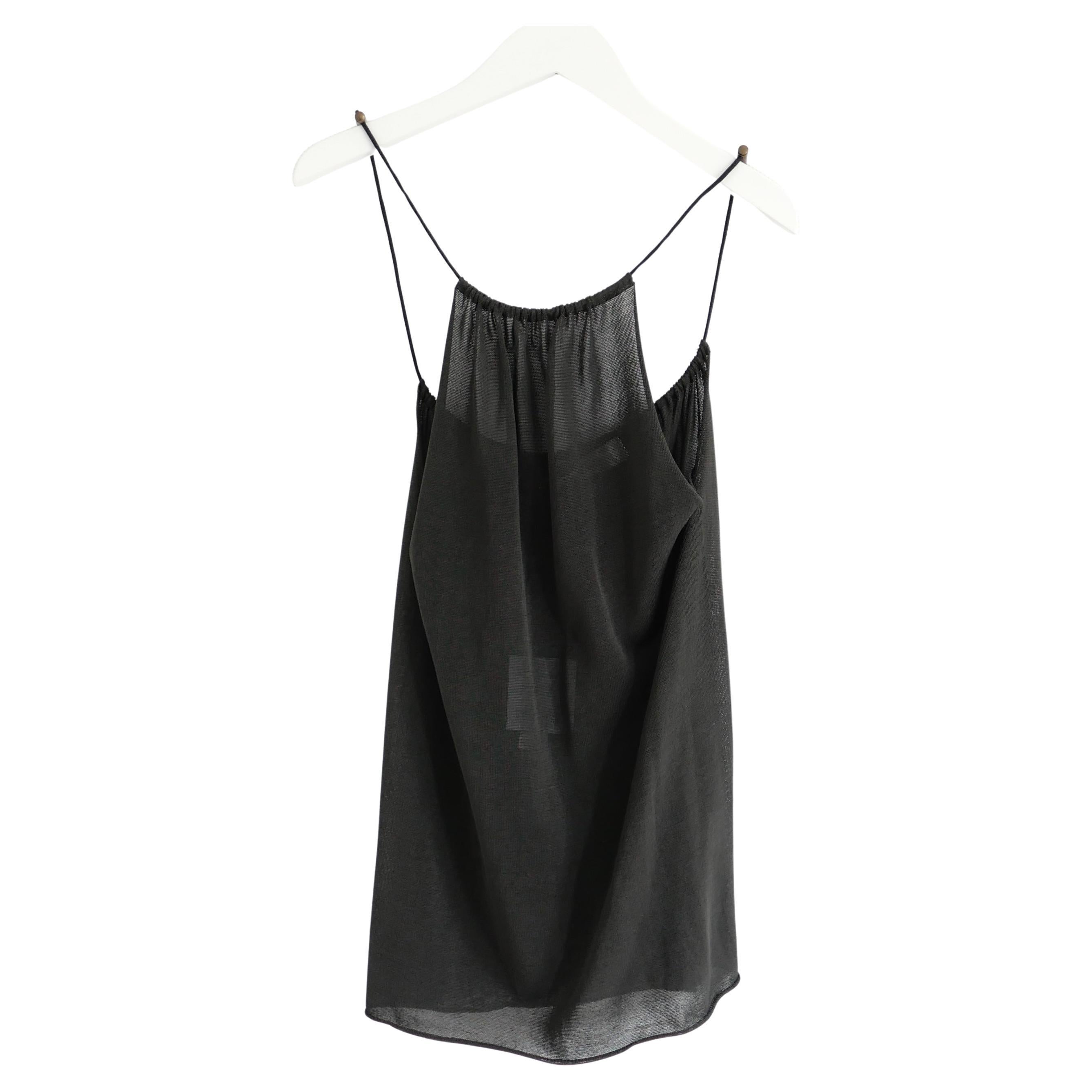 Lanvin x Alber Elbaz Toggle Strap Vest Top Frühjahr 2006 im Angebot