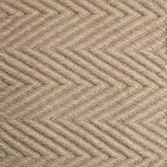 Lanx, Beige, Handwoven Face 60% Undyed NZ Wool, 40% Undyed MED Wool, 6' x 9'