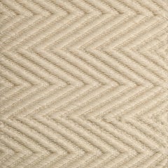 Lanx, Ivory, Handwoven Face 60% Undyed NZ Wool, 40% Undyed MED Wool, 6' x 9'