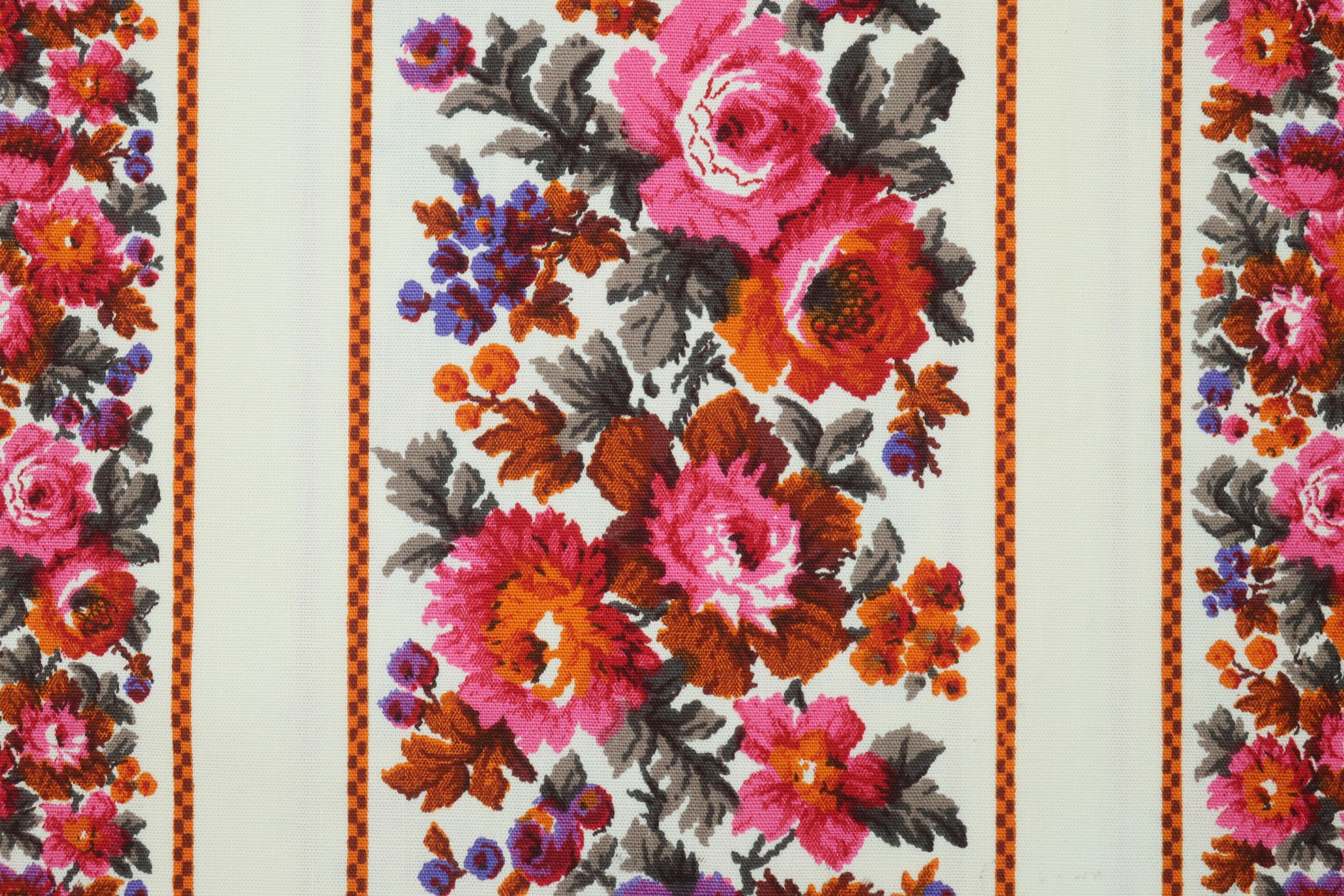Lanz - Jupe longue à fleurs originale style paysan, années 1960 en vente 5
