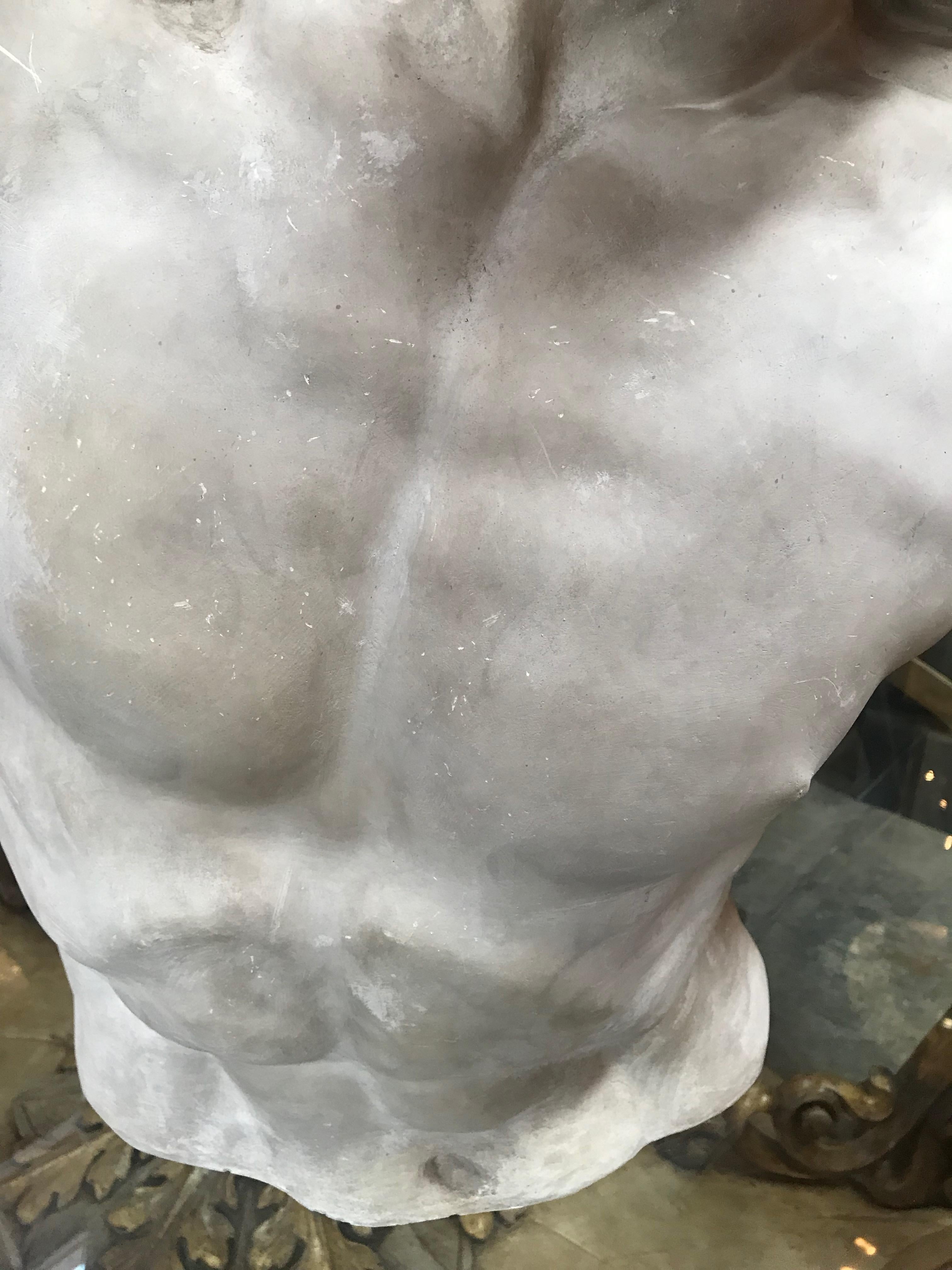 Laocoon, Plaster Bust, Copy in Scale 1/1 3