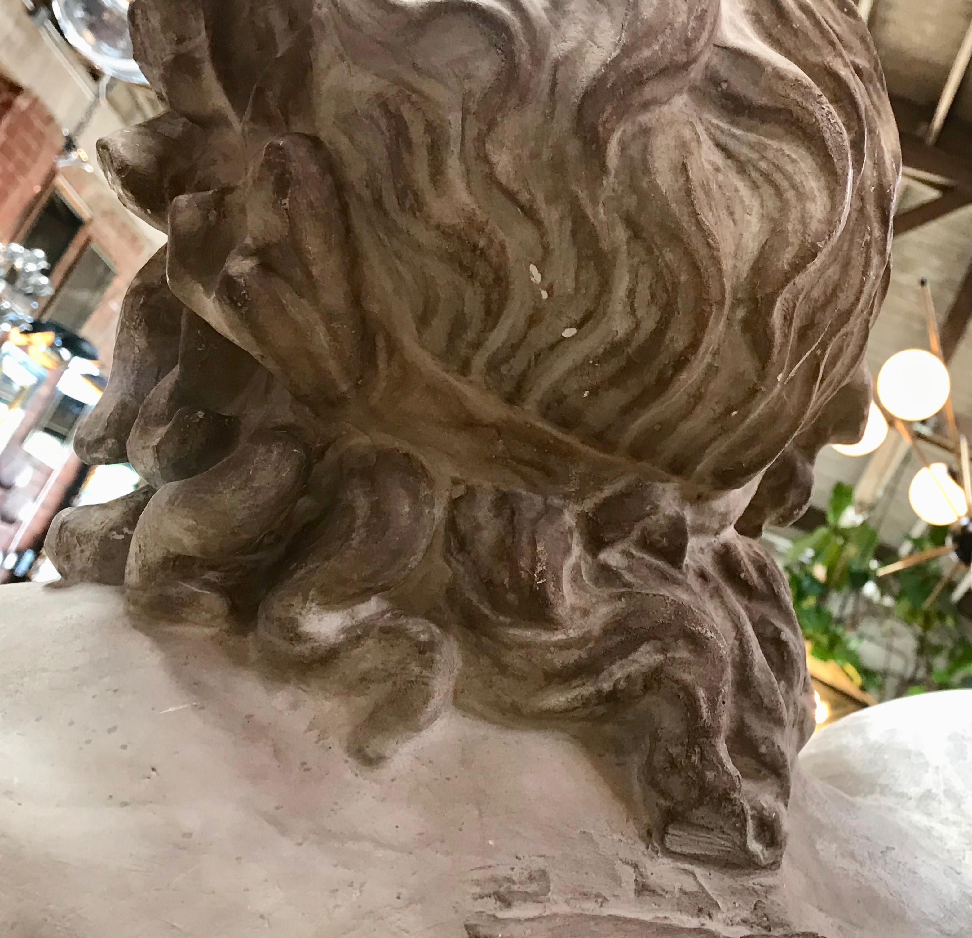 Laocoon, Plaster Bust, Copy in Scale 1/1 6