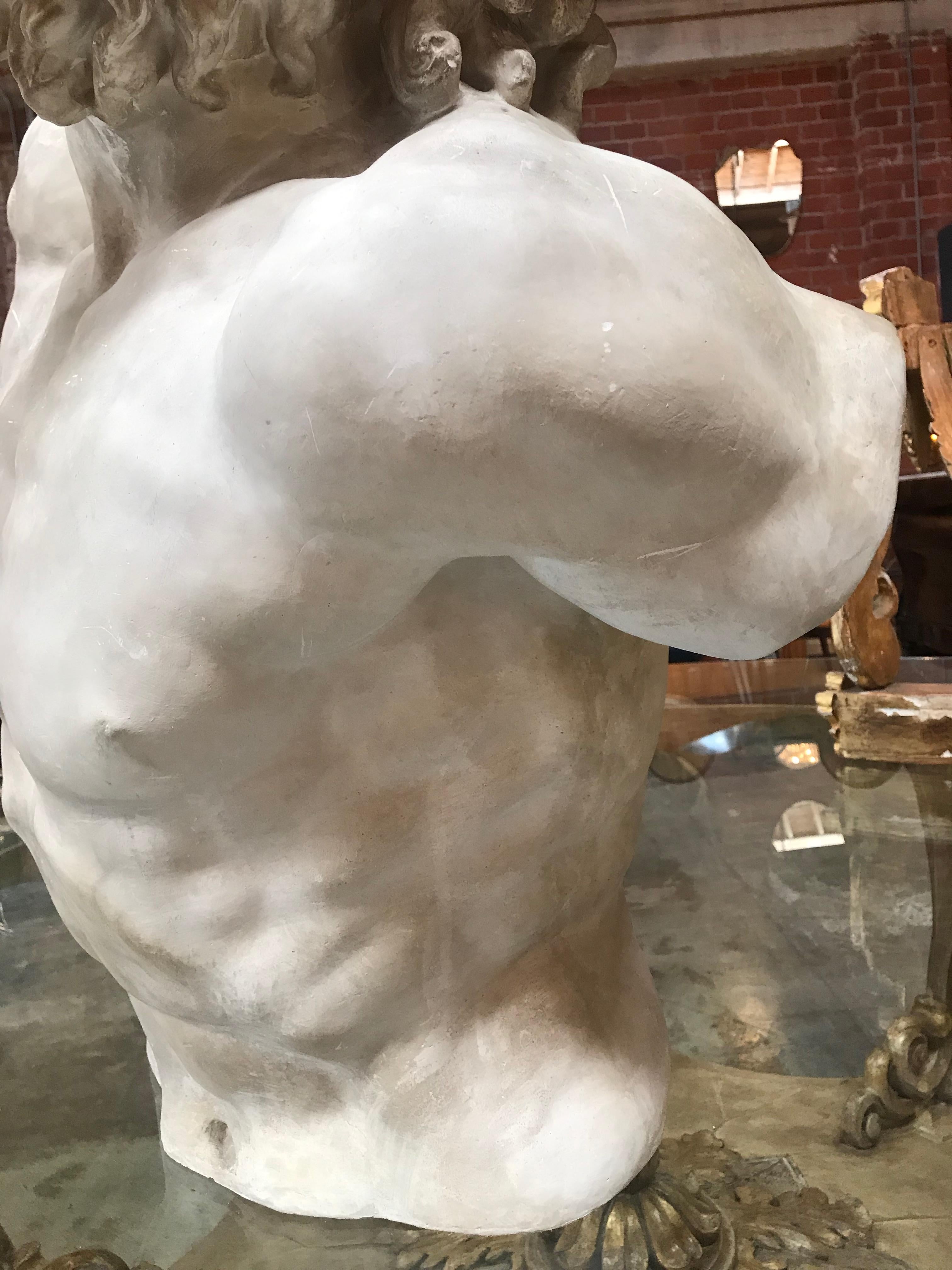 Laocoon, Plaster Bust, Copy in Scale 1/1 1