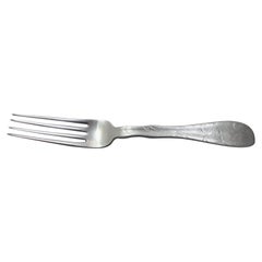 Lap Over Acid Etched by Tiffany & Co. Sterling Dinner Fork with Water Lily