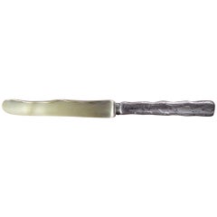 Lap Over Edge Acid Etched by Tiffany and Co Sterling Breakfast Knife Branch Wavy