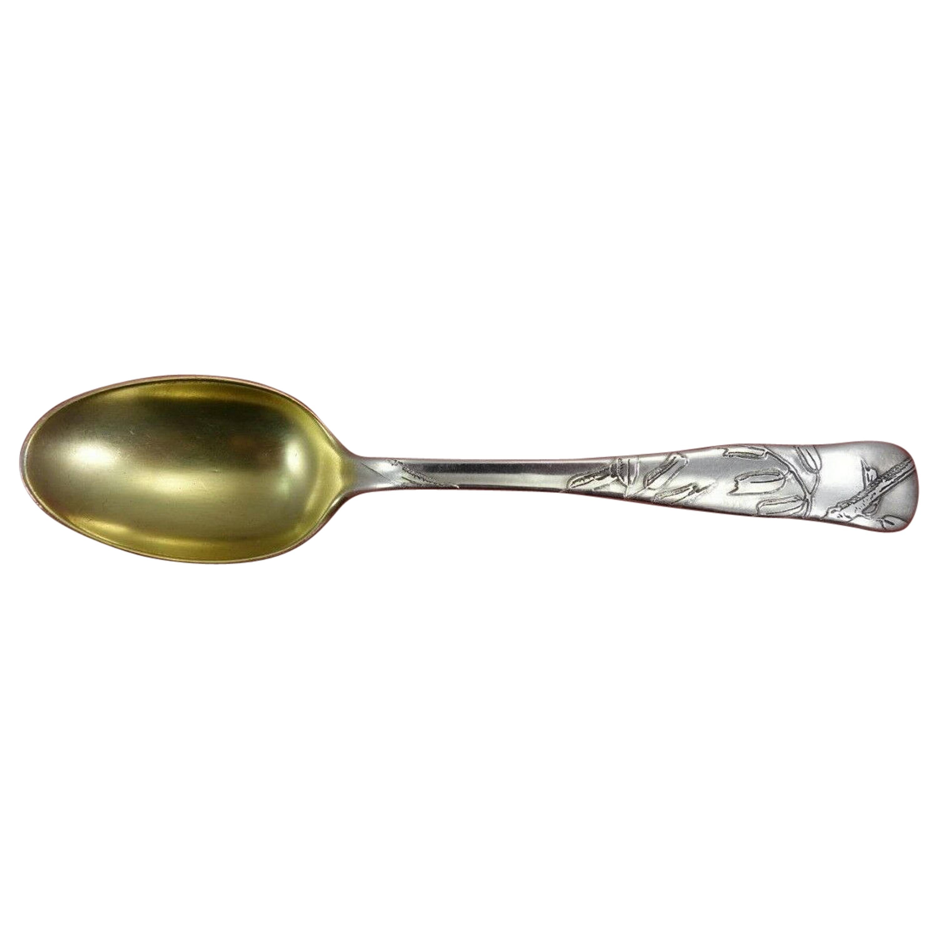 Lap Over Edge Acid Etched by Tiffany & Co. Sterling Silver Coffee Spoon GW Pods
