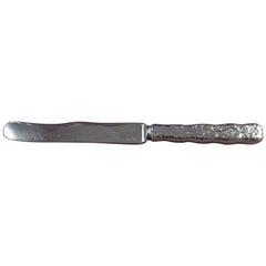 Lap Over Edge Acid Etched by Tiffany Sterling Silver Breakfast Knife Art Nouveau