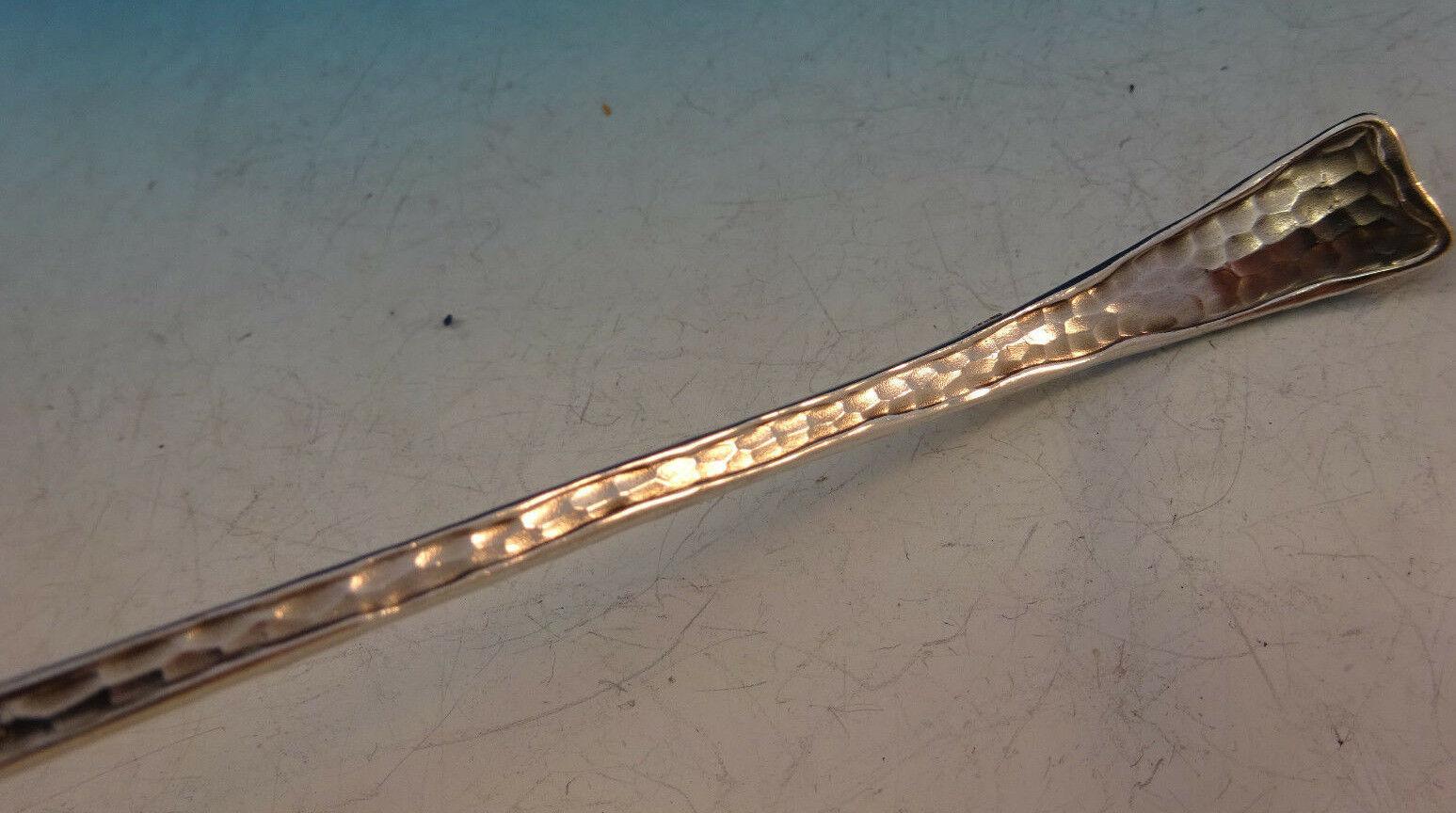 Sterling Silver Lap Over Edge Applied by Tiffany & Co. Sterling Sauce Ladle Leaves and Bug