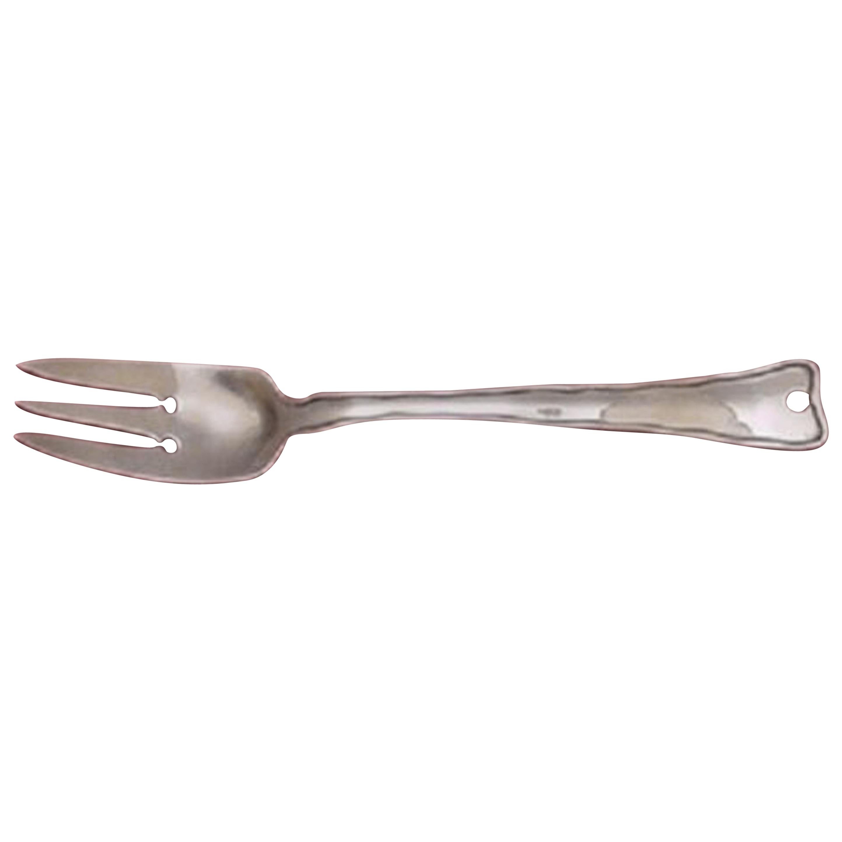 Palm de Tiffany and Co. Fourchette à salade en échantillon de cuivre rare, style ancien, 3 dents