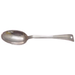Lap Over Edge Plain by Tiffany Serving Spoon Lap Over Back Rare, Copper
