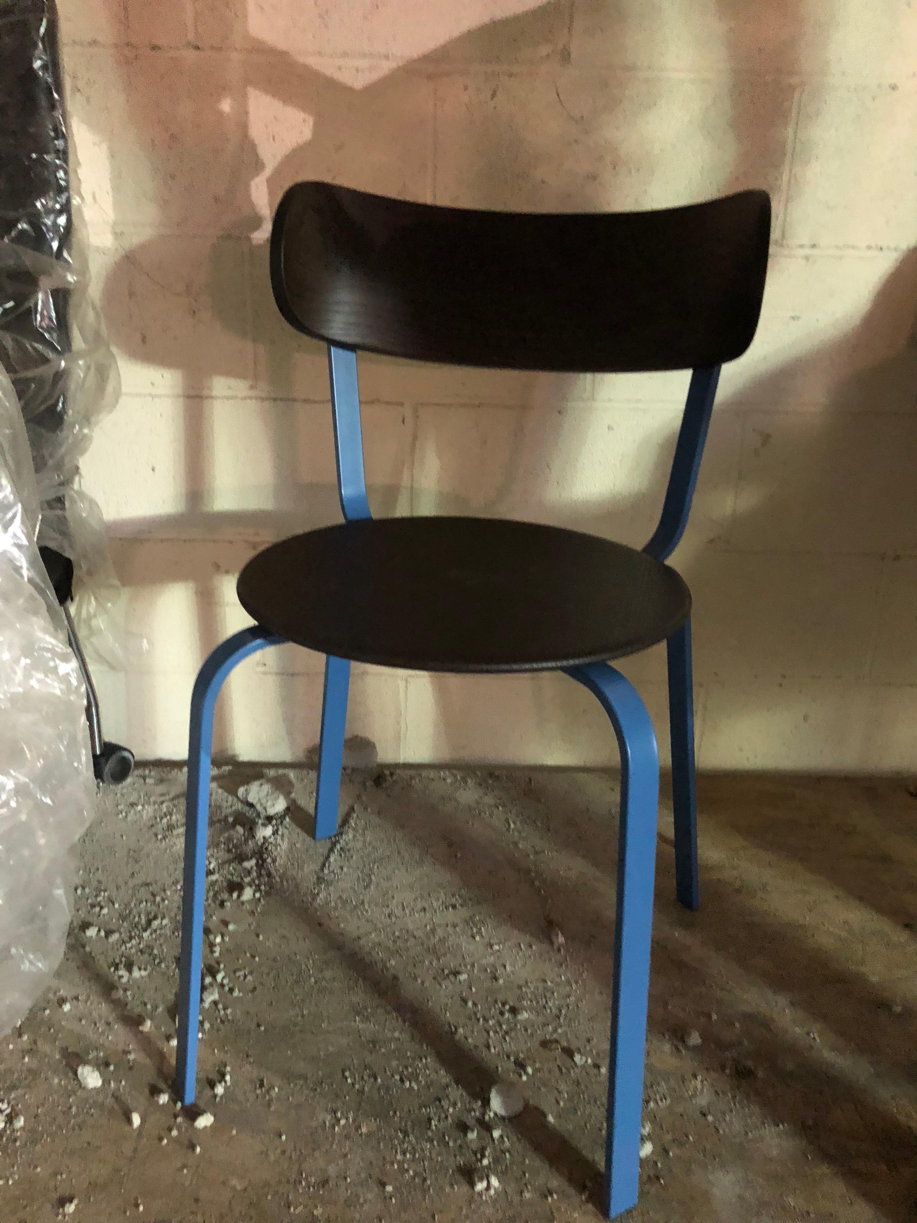 Italian LaPalma Blue Chair