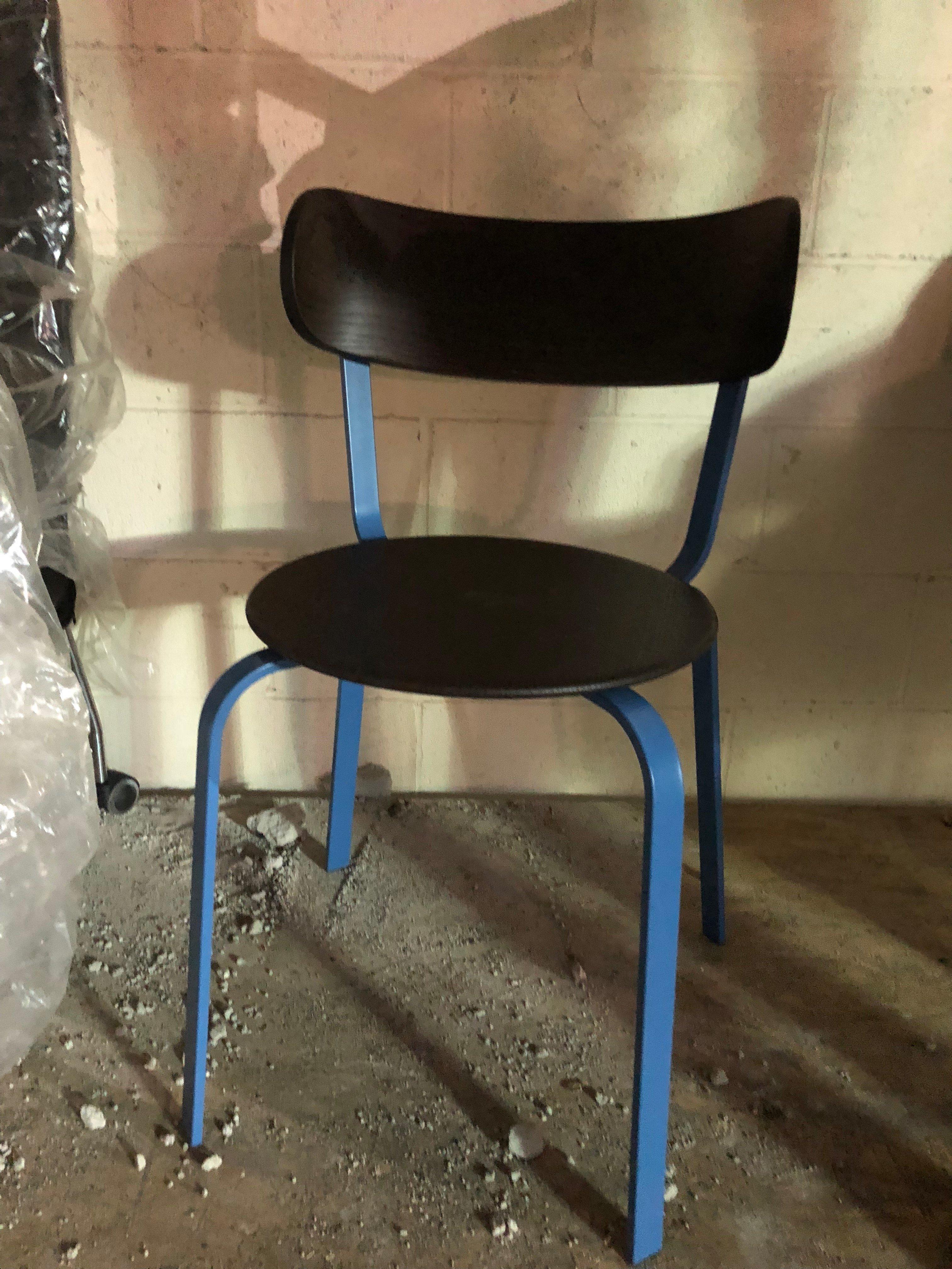 Contemporary LaPalma Blue Chair