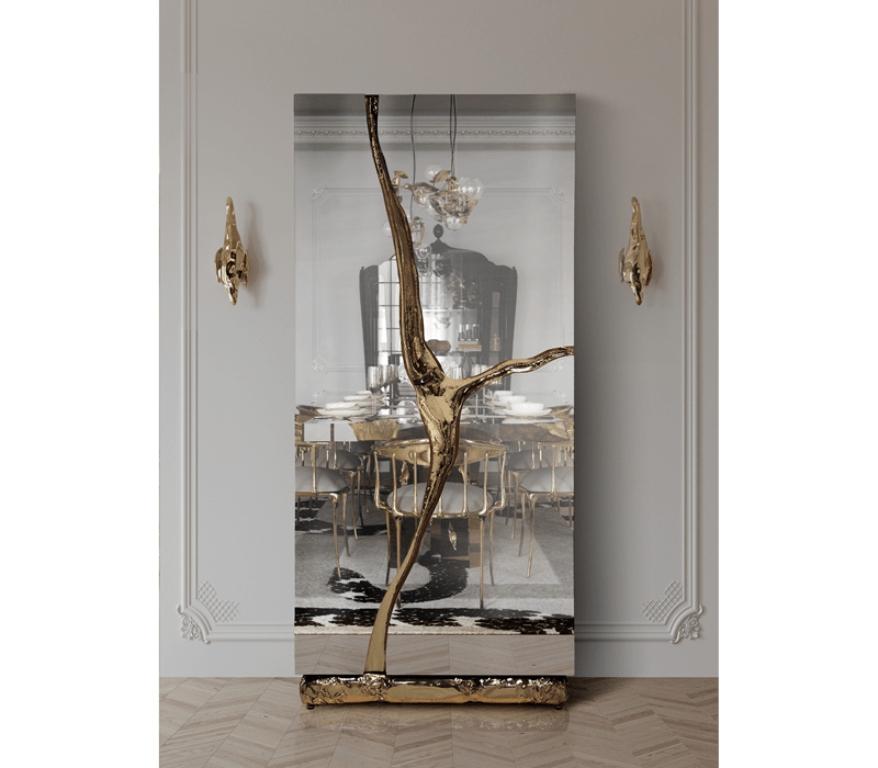 Lapiaz Cabinet in Stainless Steel and Brass by Boca do Lobo For Sale 3