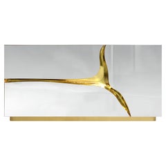 Lapiaz Nightstand - Hand-Polished Steel & Brass - Boca do Lobo