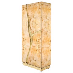 Armoire Lapiaz en peuplier - Menuiserie artisanale laiton et placage - Boca do Lobo
