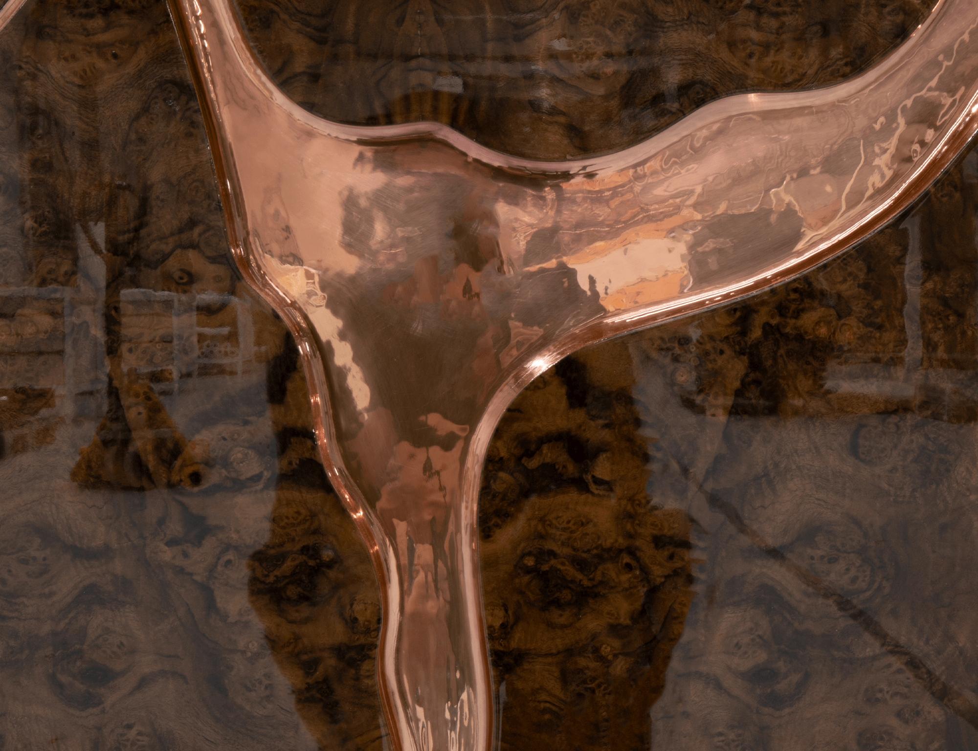 Buffet Lapiaz Rose Gold - menuiserie et placage faits main - Boca do Lobo en vente 3