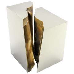 Contemporary Lapiaz With Lacquer Finish Side Table By Boca do Lobo