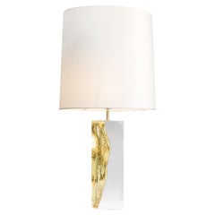 Lapiaz-Tischlampe – hand Polierter Stahl und Messing – Boca do Lobo