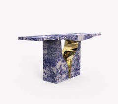 Modern Classic Hand Painted Lapiaz Tiles Console by Boca do Lobo