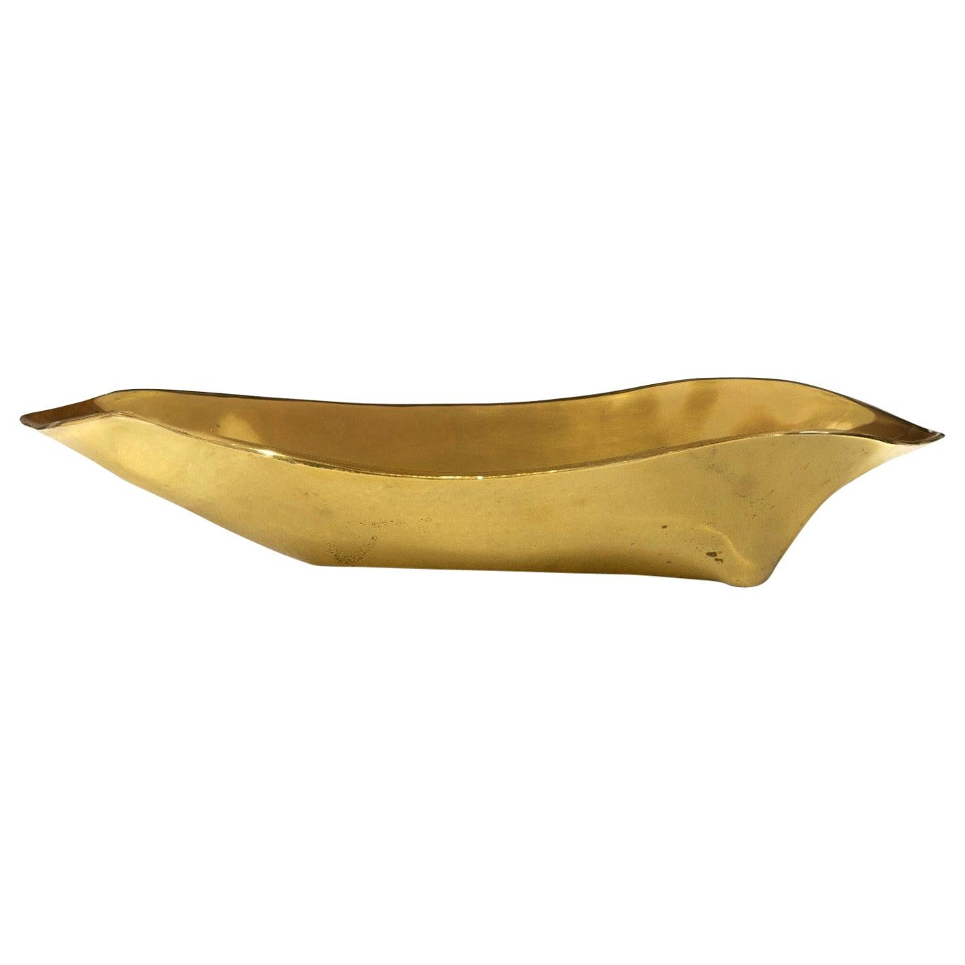 Modern Lapiaz in Casted Brass Vessel Sink by Maison Valentina For Sale