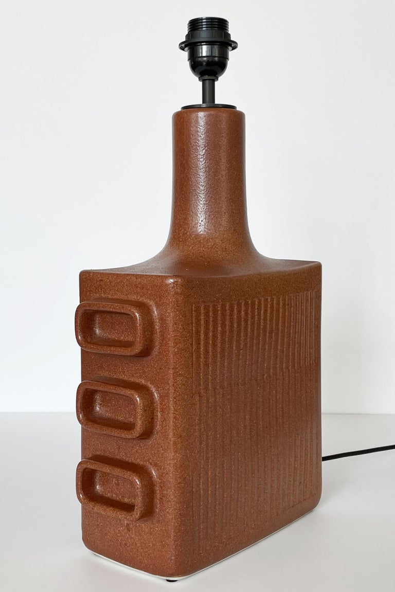 Pottery Lapid Sculptural Ceramic Table Lamp