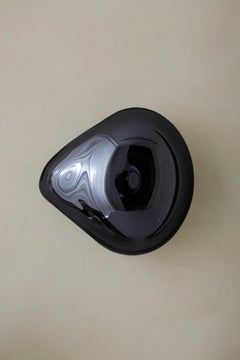 Specchio di fumo scultoreo Lapis 14 con vetro soffiato a mano di Homa