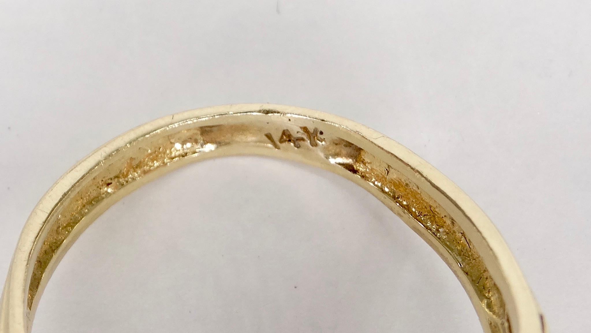 Women's or Men's Lapis 14k Gold Diamond Cocktail Ring  For Sale