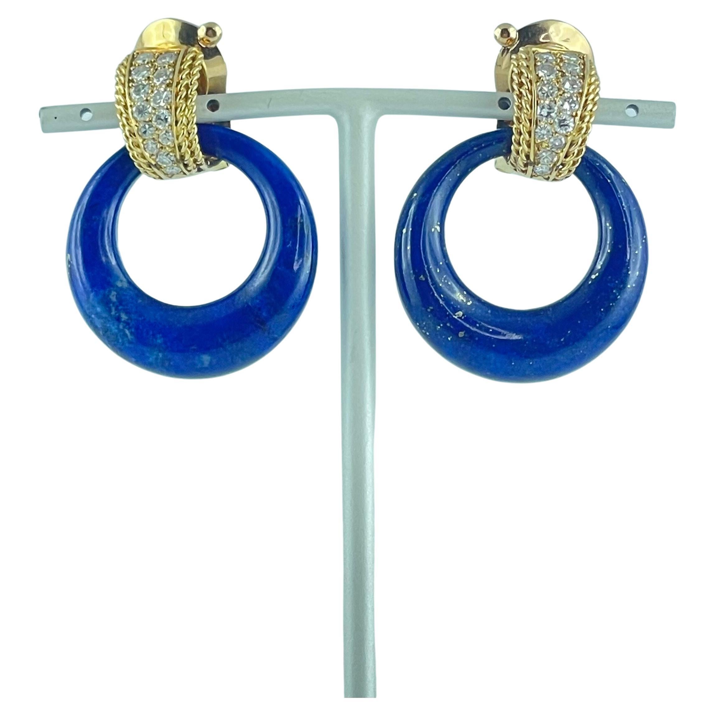 Van Cleef and Arpels Vintage Alhambra Earrings at 1stDibs