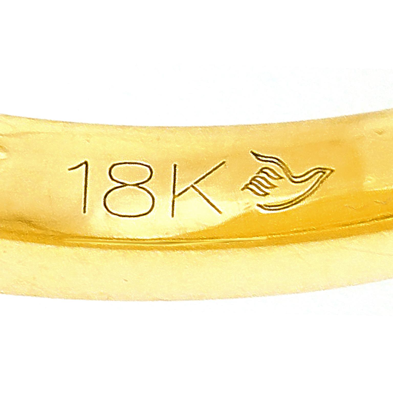 Lapis und Diamant Böses Auge Ring von Doves by Doron Paloma für Damen oder Herren im Angebot