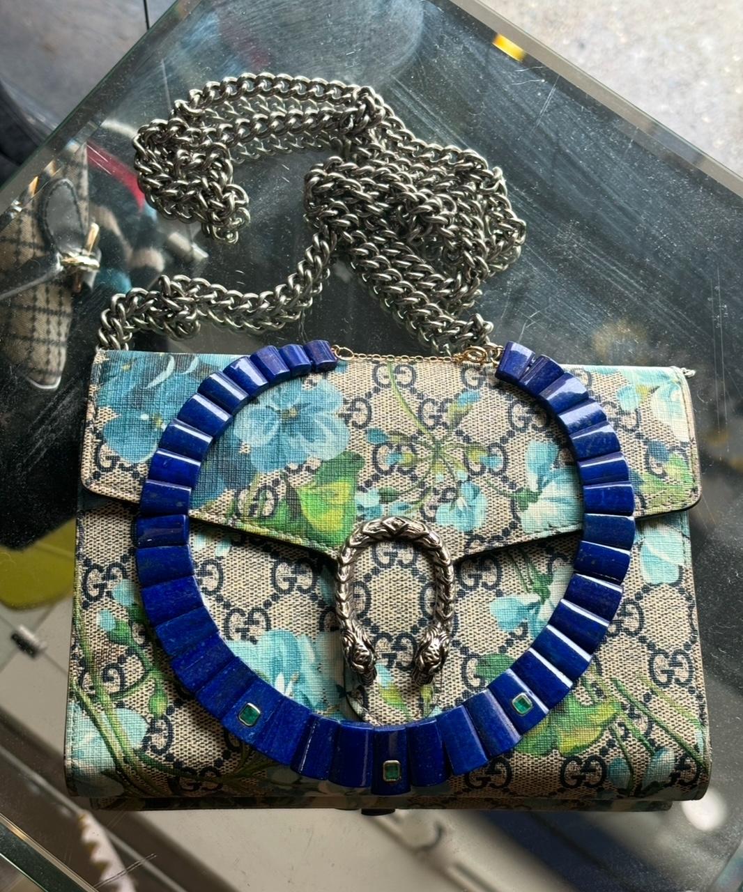Collana con collare di lapis e smeraldo in vendita 2