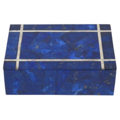 lapis box with silver