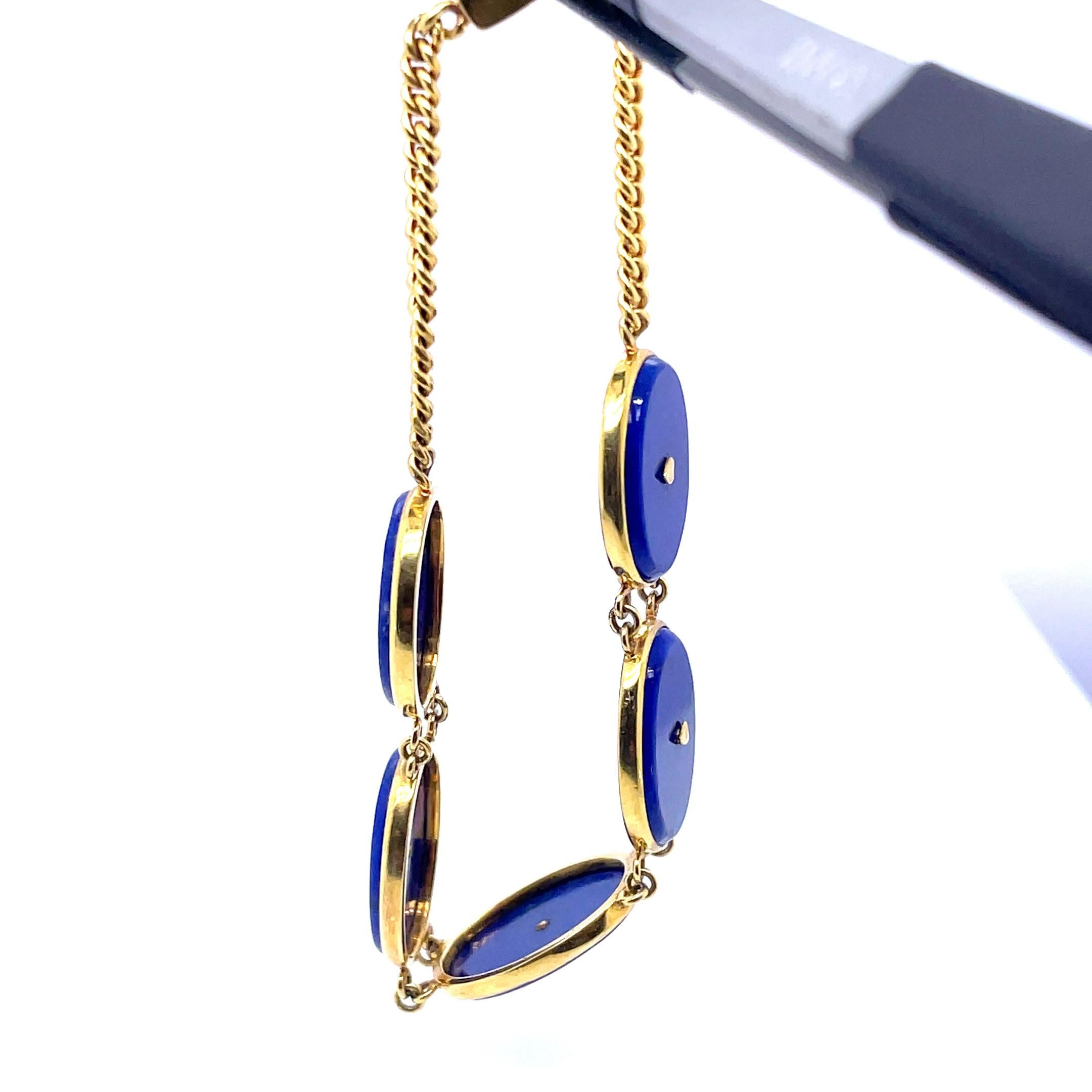 Lapis Bracelet For Sale 7