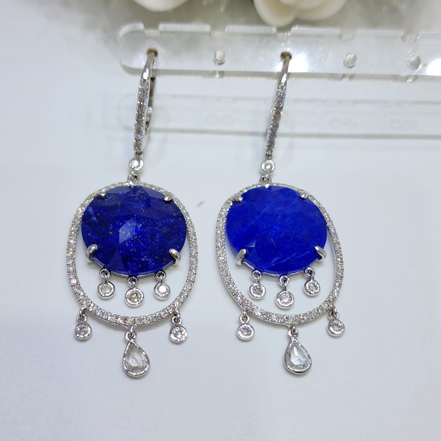 Orecchino con diamante e doppietta di lapis in oro giallo 18 carati In condizioni Nuovo in vendita a Hong Kong, HK