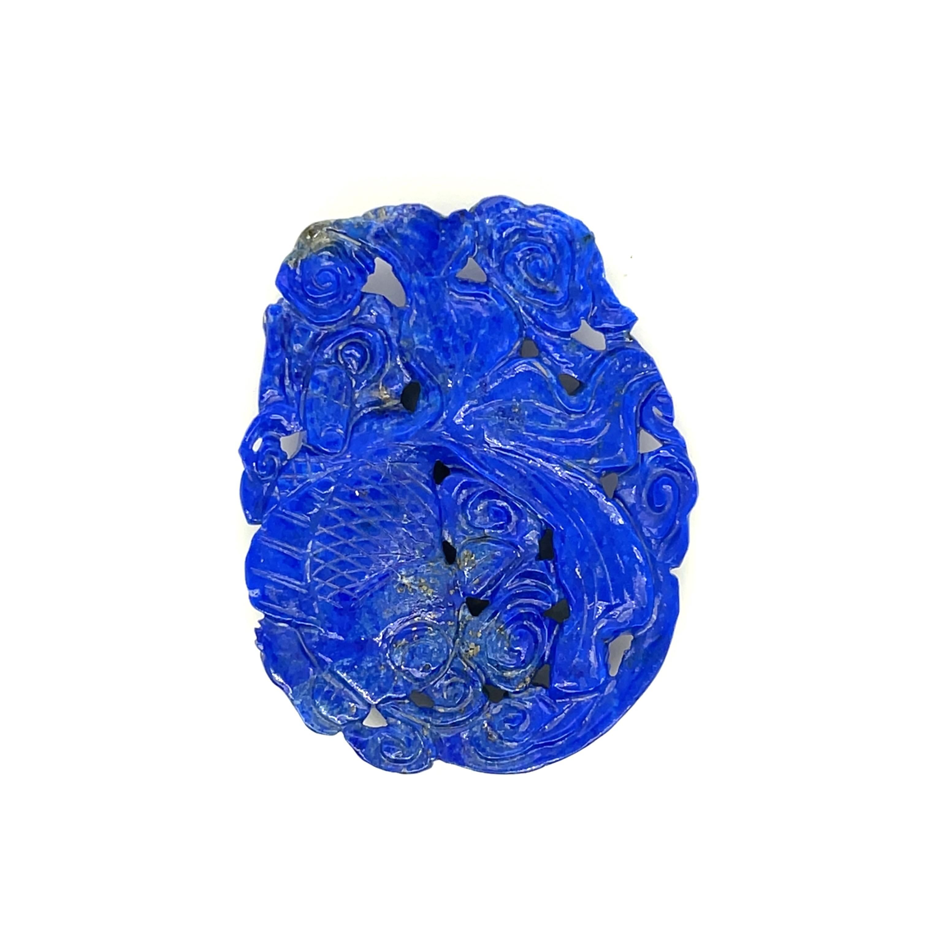 Contemporaneo Ciondolo Drago di Lapis Cts 57,83 in vendita