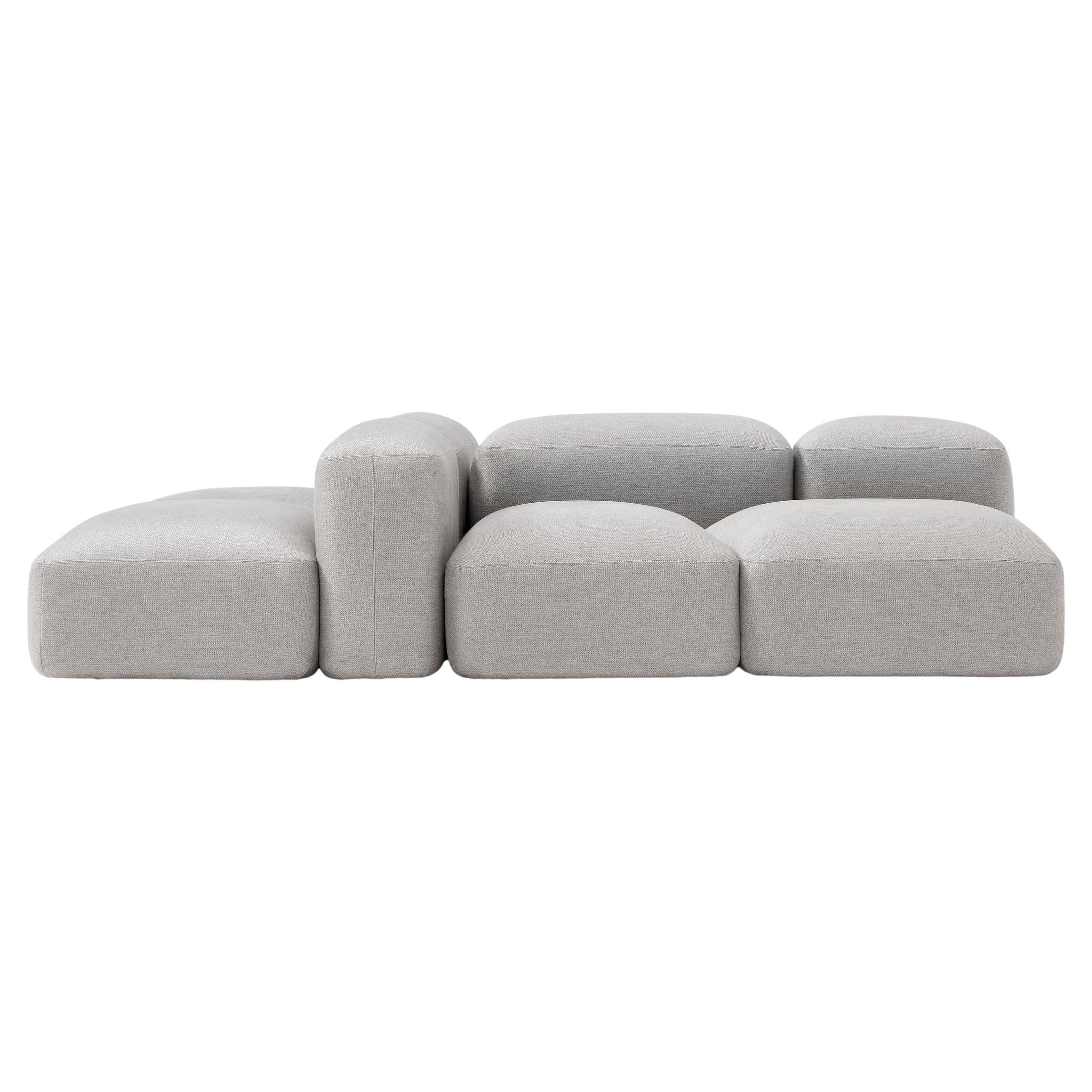 Lapis Fabric Sofa Composition by Amura Lab For Sale
