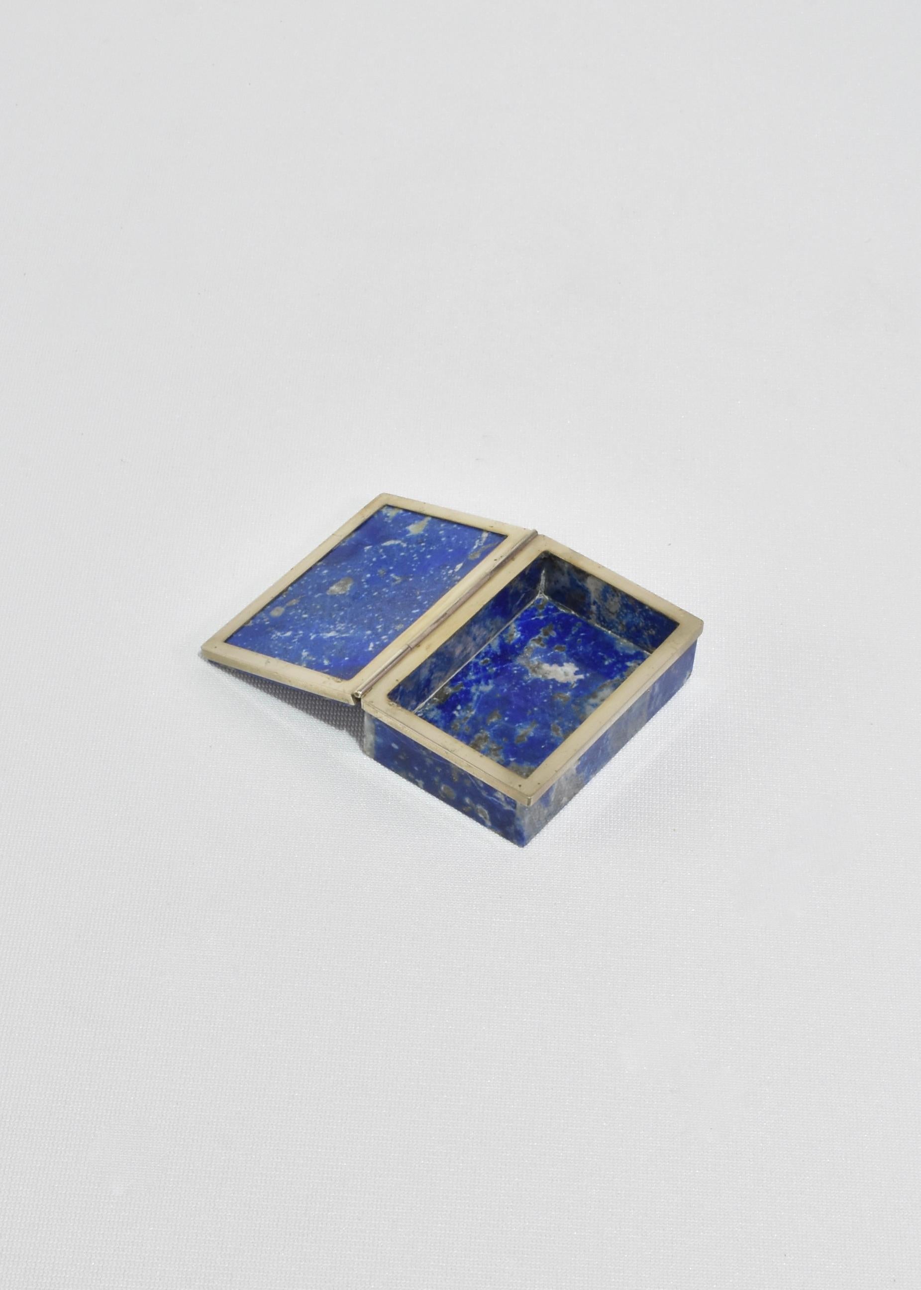 Lapis Jewelry Box Bon état - En vente à Richmond, VA