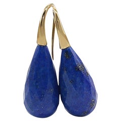 Lapis Lazuli 18 Karat Gold Earrings
