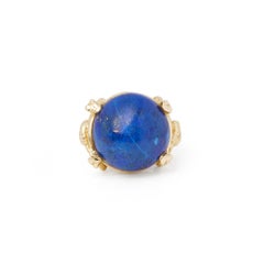 Lapis Lazuli 18 Karat Yellow Gold  Ring